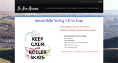 Desktop Screenshot of lcicearena.com
